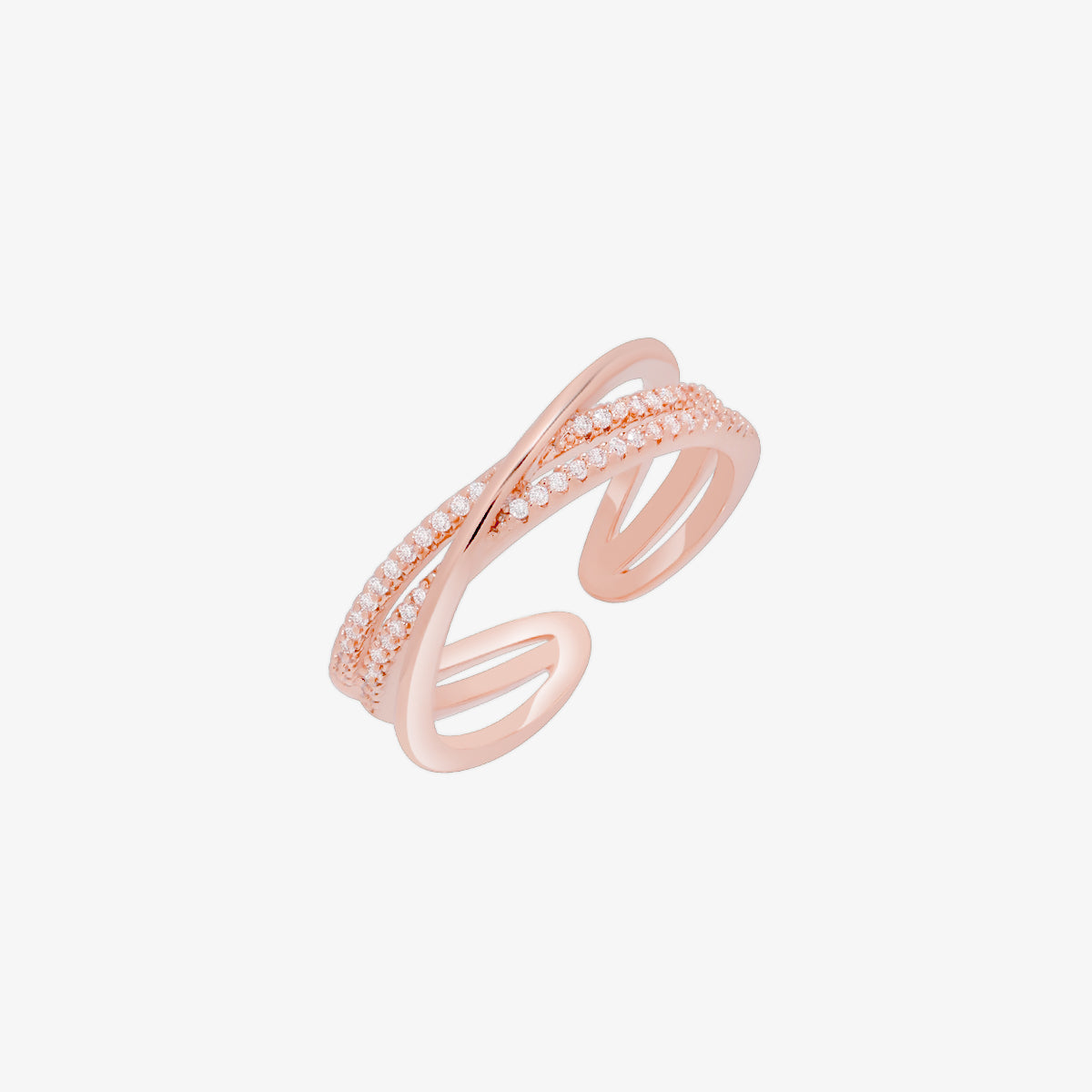 Triple layered ring